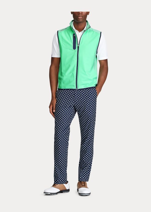 Chaleco Ralph Lauren Hombre Verde Menta Verdes - Stretch-Paneled Jacquard - HJKQL8653